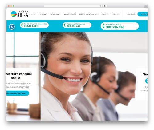 WordPress theme Uncode - gruppoamag.it