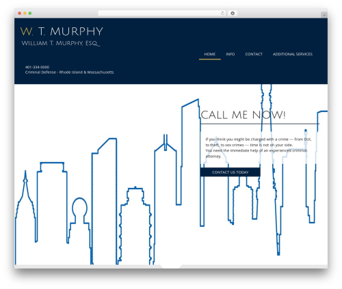 WordPress theme Wedge - wtmurphy.com