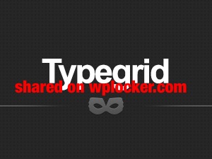 WP theme Typegrid by WPBandit