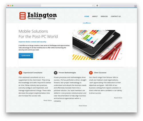 Dare WordPress theme - islingtontechnology.com