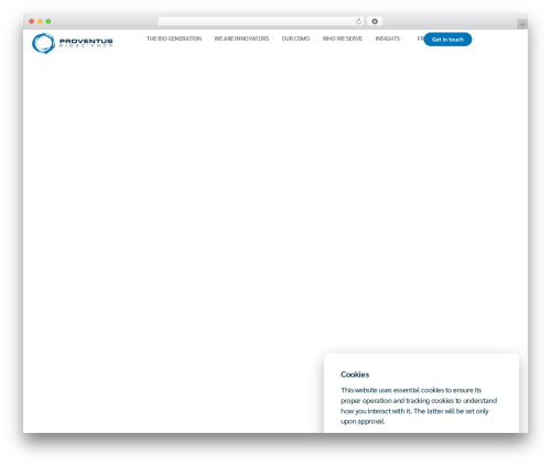 Cookieconsent WordPress plugin - proventusbioscience.com