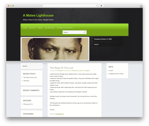 Martin WordPress theme - mateelighthouse.com