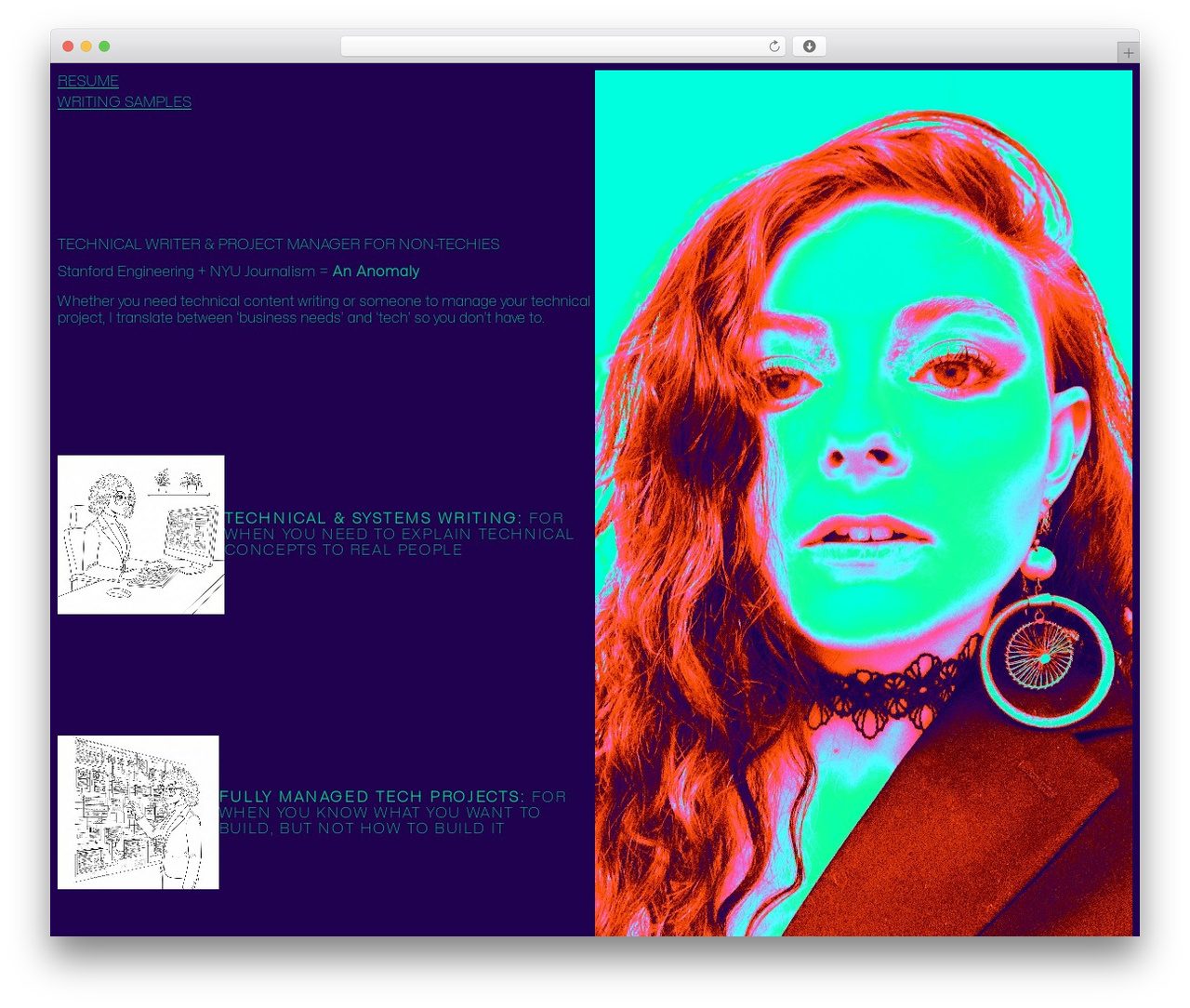 Miko WordPress theme - amandacoopersmith.com