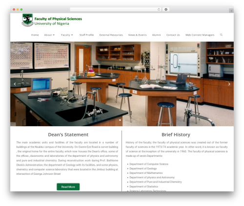 OceanWP theme WordPress - physicalscs.unn.edu.ng