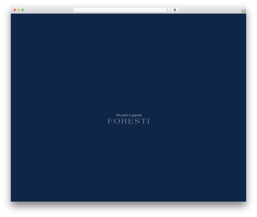 otentic WordPress theme - studiolegaleforesti.it