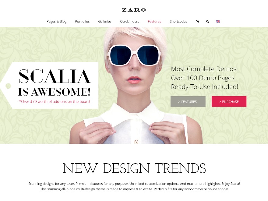 Scalia Zaro Child WordPress template