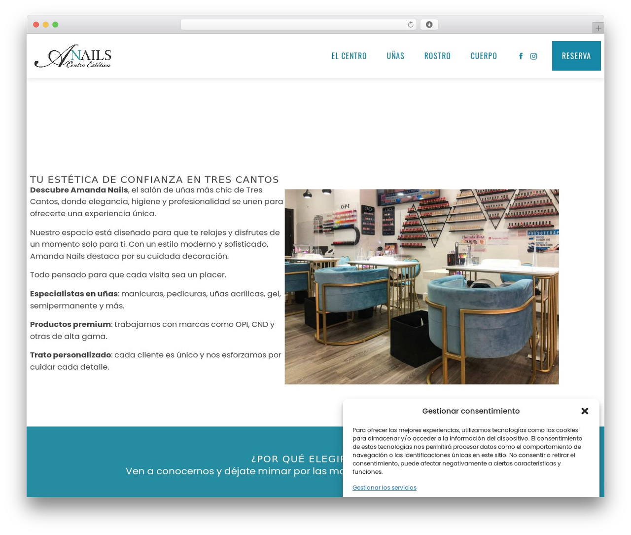 Theme WordPress Total - amandanails.es