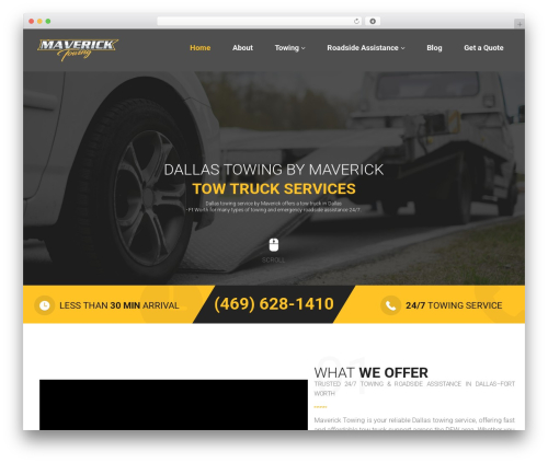 Rev slider WordPress plugin - mavericktowingdallas.com