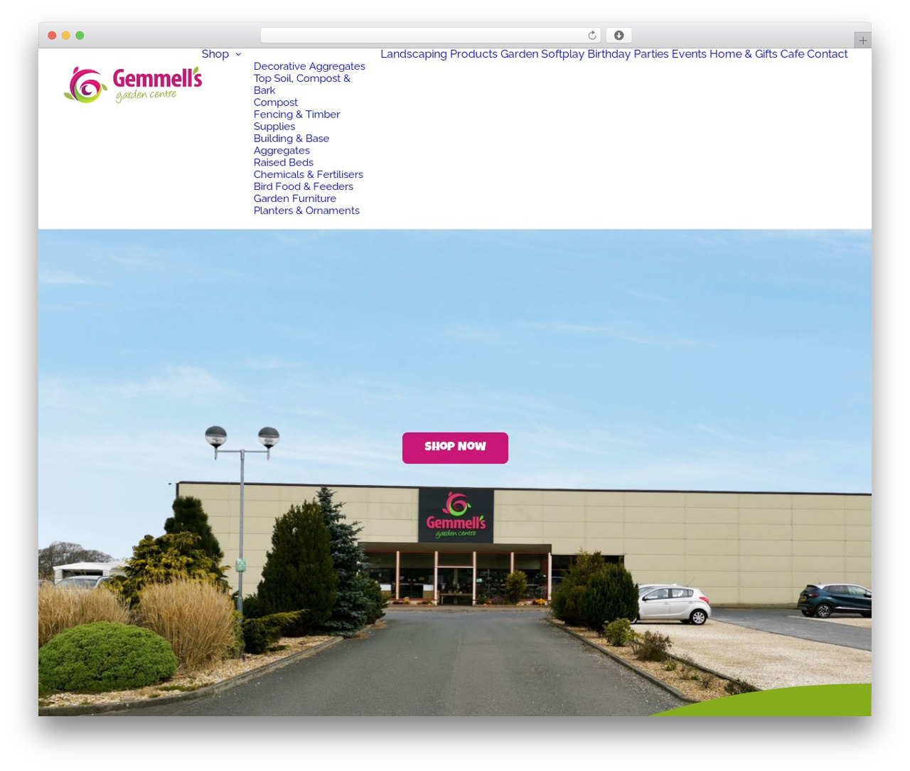 Uncode garden WordPress theme - gemmellsgardencentre.co.uk