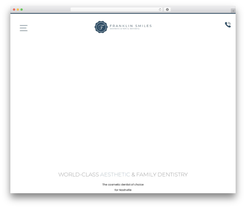 Weber Custom Theme WordPress theme - franklinsmiles.com