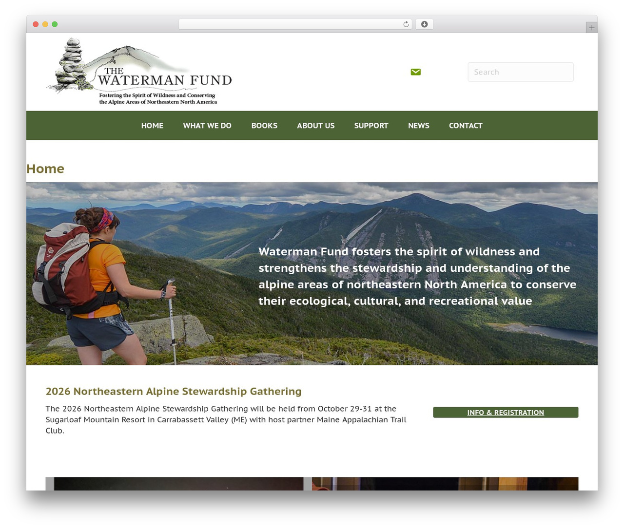 WordPress theme Waterman Fund Theme - watermanfund.org