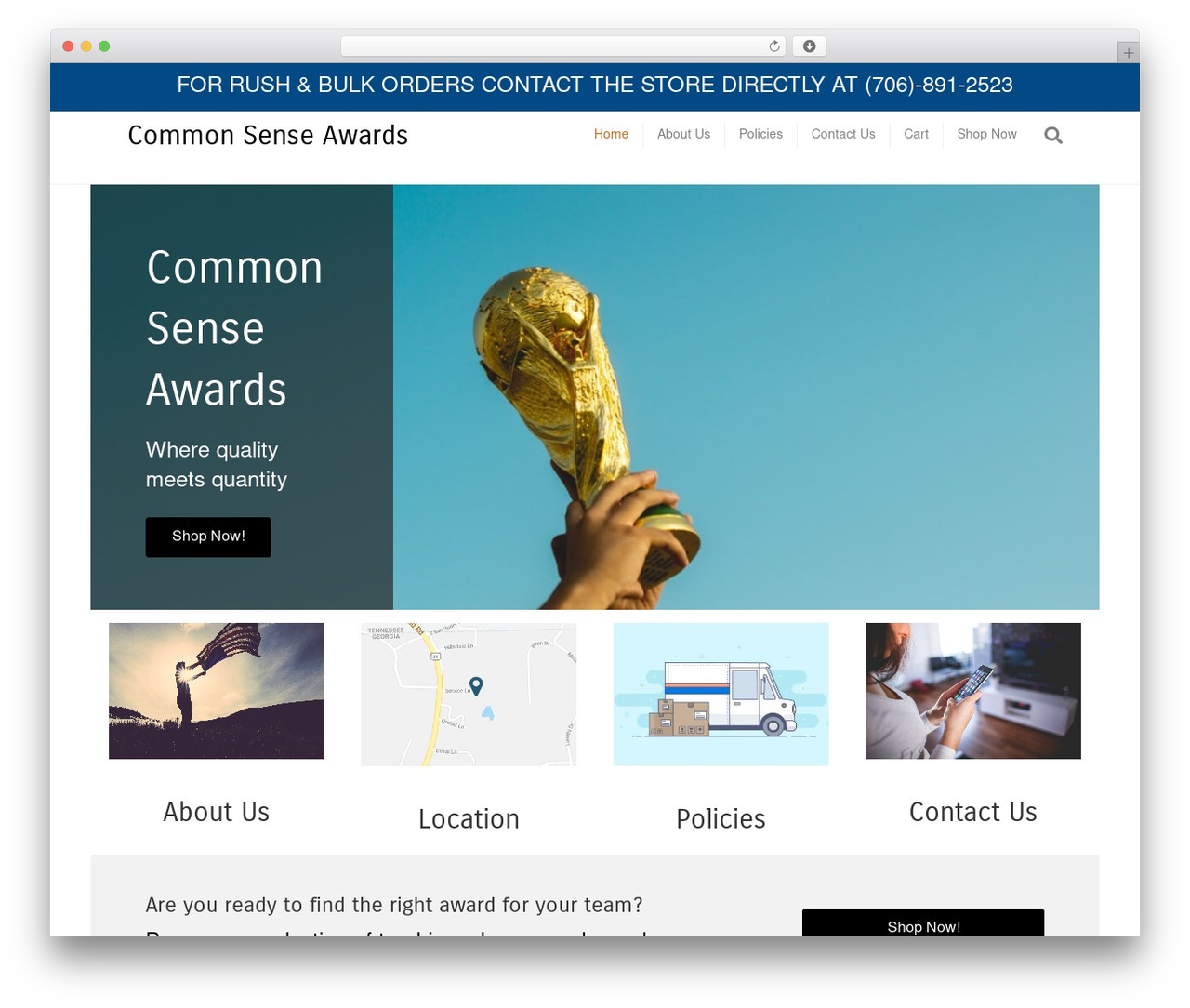 WordPress theme Beaver Builder Theme - commonsenseaward.com