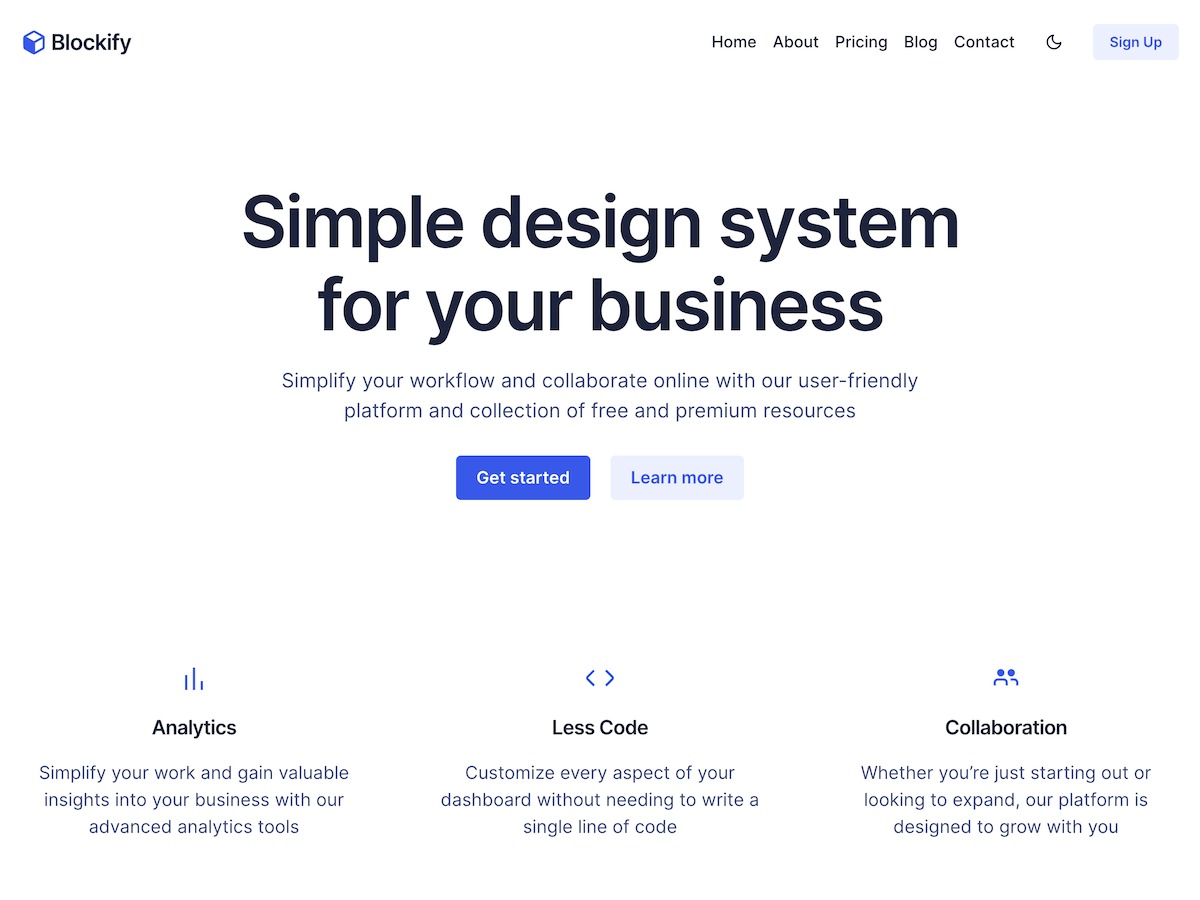 WordPress theme Blockify by Blockify