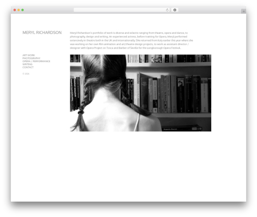 WordPress theme Expositio Theme - merylrichardson.com