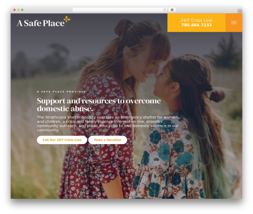 WordPress theme Sonder Client - asafeplace.ca