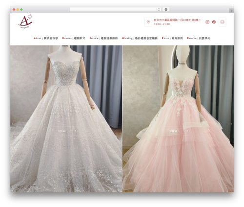 WP theme Ginger - ariesy.wedding