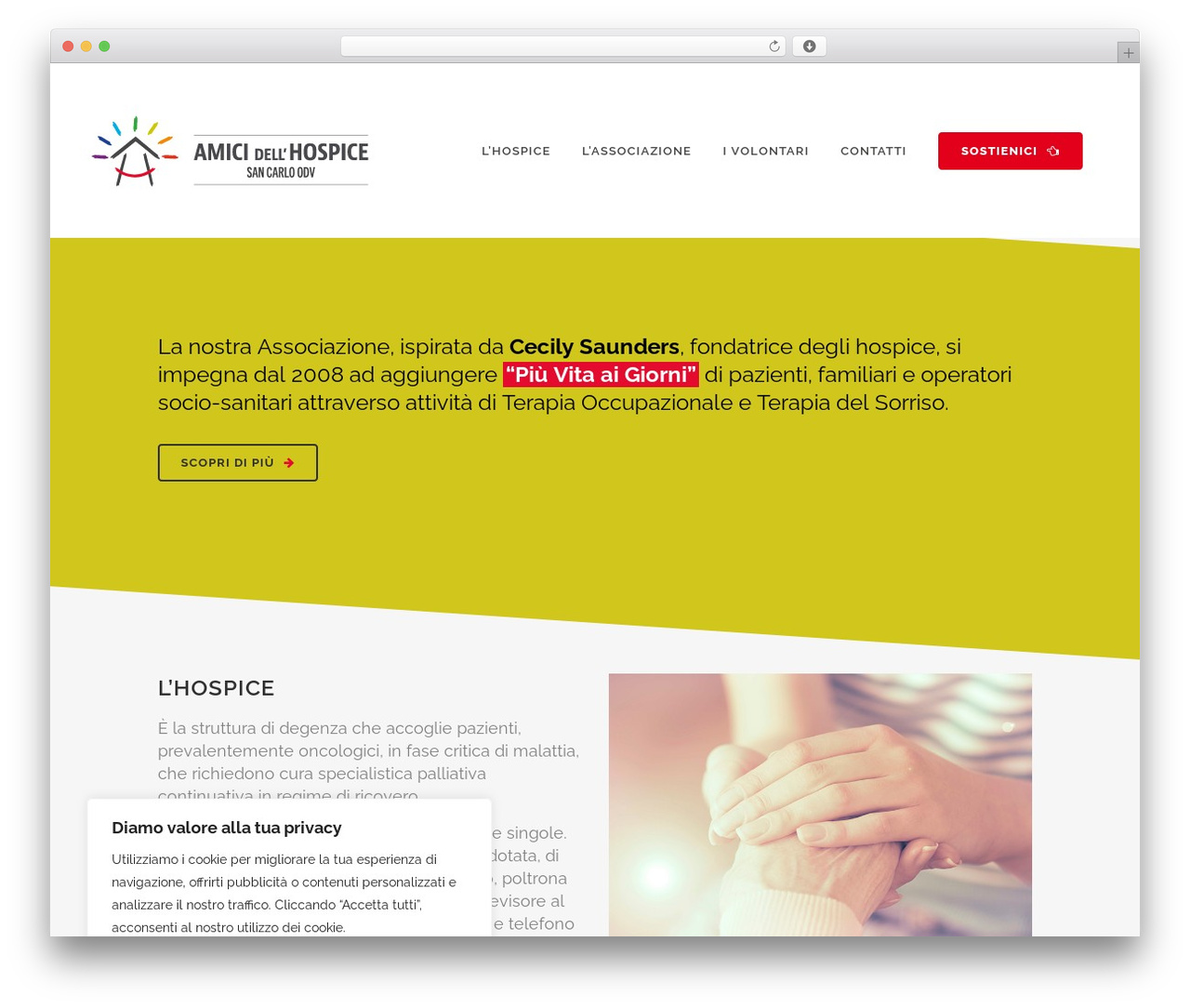 Bridge WordPress theme - hospicesancarlo.it