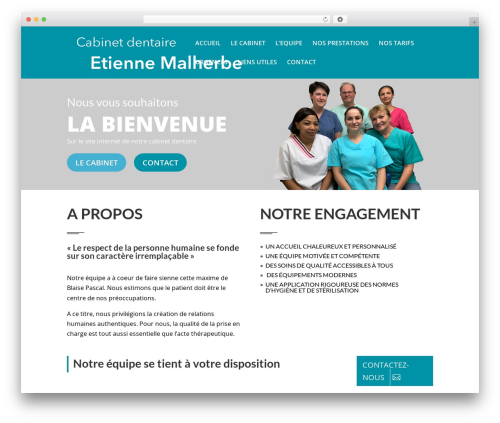 Divi theme WordPress - lausannedentiste.ch
