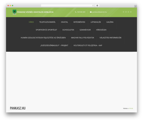 Ecorecycle WP theme - pankasz.hu