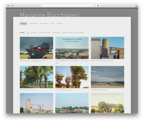 Equilibrium theme WordPress - marianne-bucchianeri.com