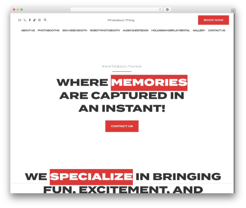 Raw - Sass WordPress theme - photoboo-thing.co.za