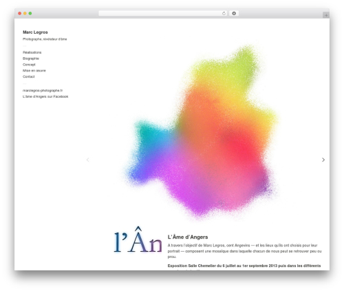 Theme WordPress Touchfolio - marclegros.fr
