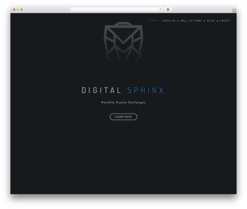 WordPress theme BeOnePage - thedigitalsphinx.com WordPress theme BeOnePage - thedigitalsphinx.com