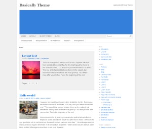 WordPress theme Basically Child