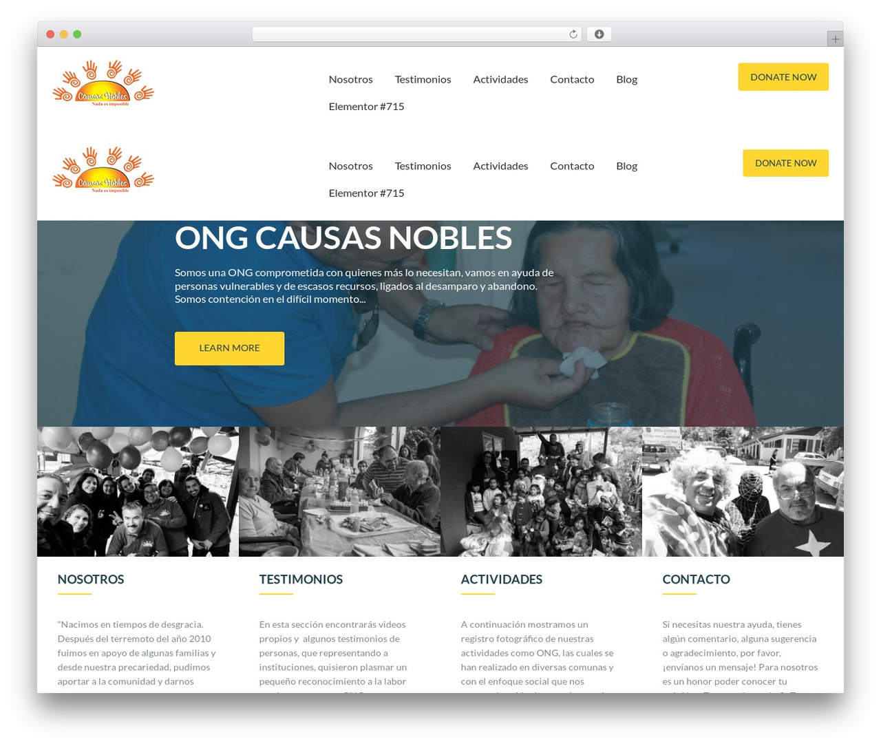 WordPress theme Charitize - ongcausasnobles.cl WordPress theme Charitize - ongcausasnobles.cl