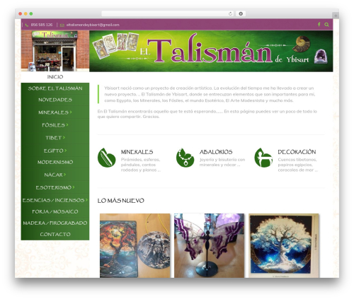 WordPress website theme Vertikal - ybisart.es