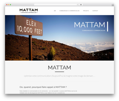 Best WordPress theme Everest - mattam.fr