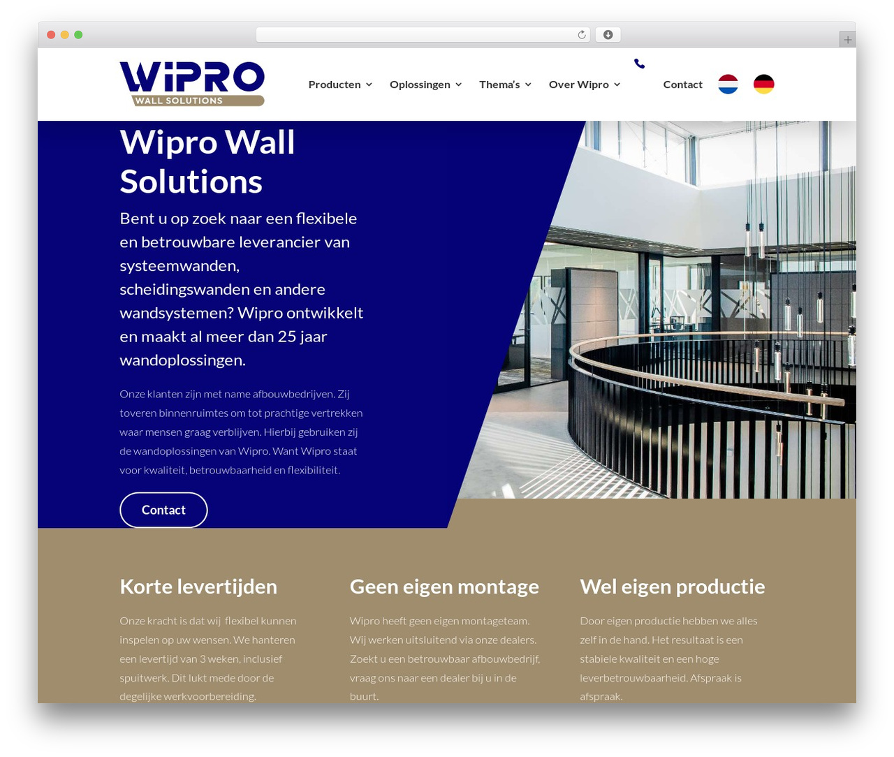 Divi WordPress theme - wipro.nl