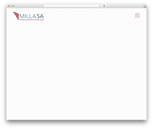 Evenex WordPress theme design - millasa.co.za