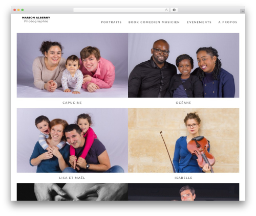 Gallery Responsive WordPress Theme top WordPress theme - marionalberny.com