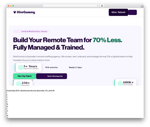 Windpress WordPress plugin - hiregummy.com