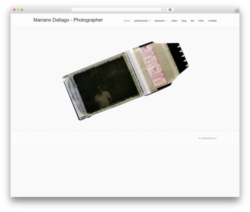 inLine theme WordPress - marianodallago.it
