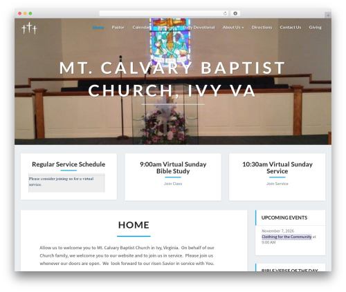 Lighthouse WordPress theme - mcbcivy.org
