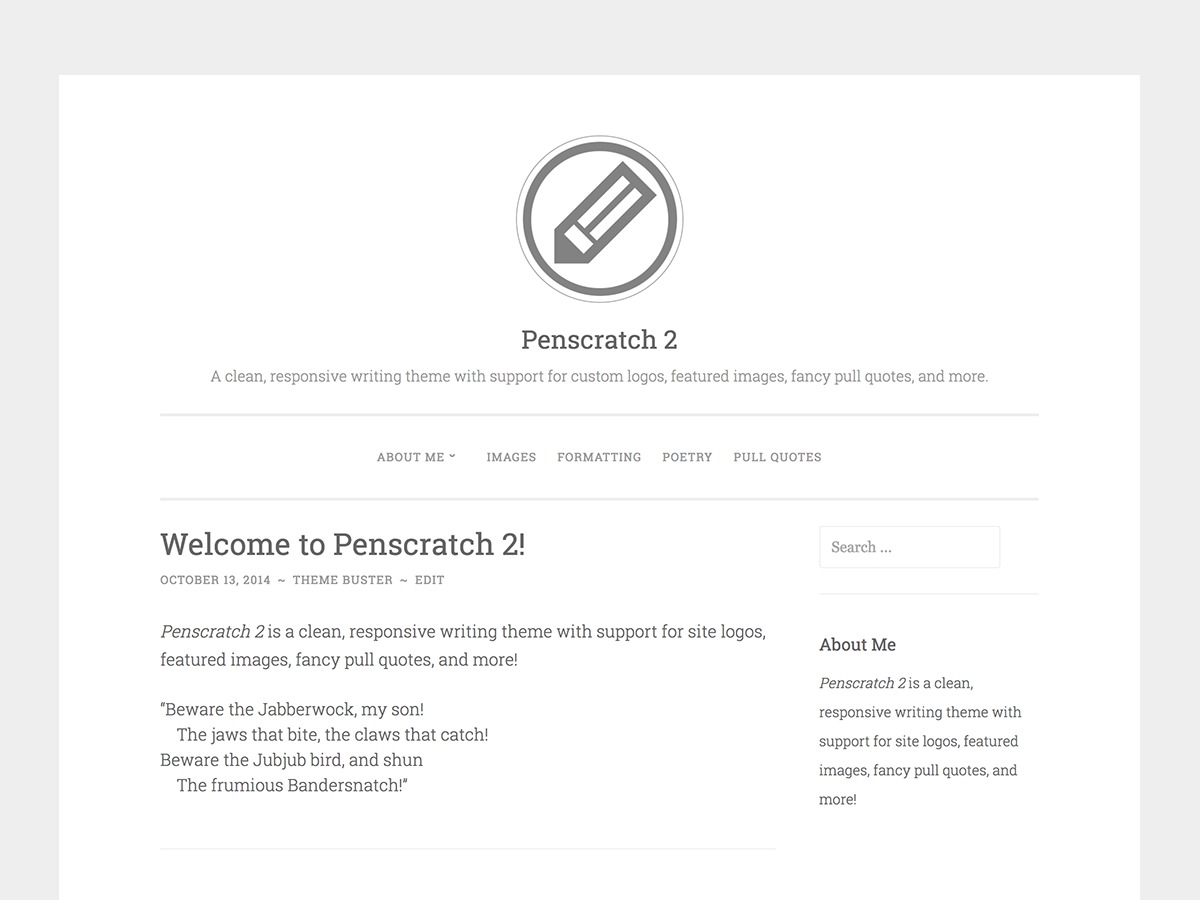 Penscratch 2 WordPress theme image