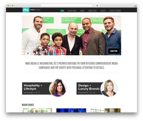 Purity WordPress theme - mokimedia.com