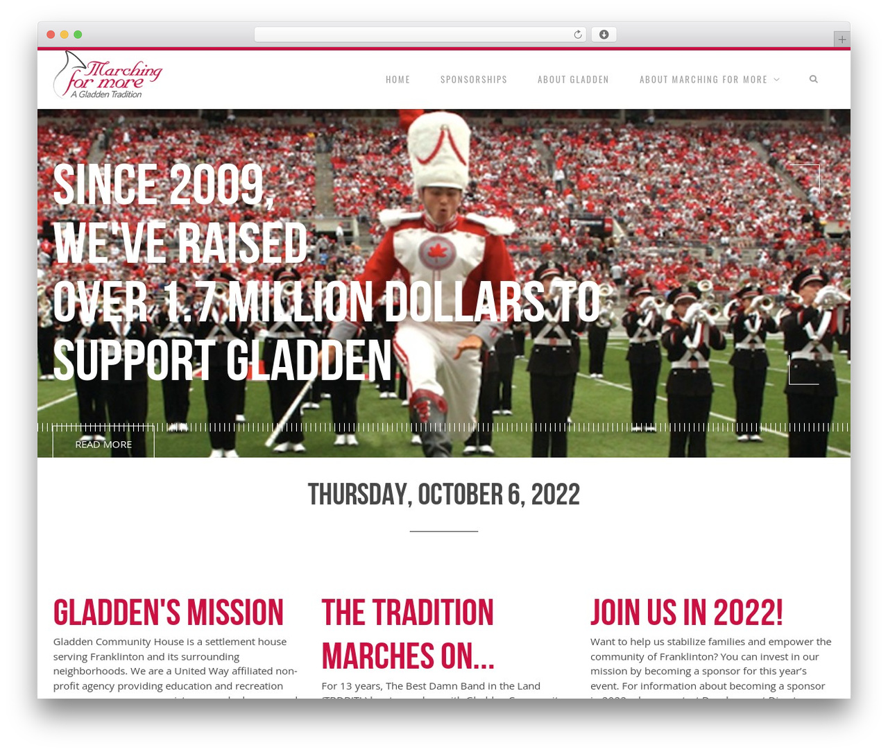 Theme WordPress March - marchingformore.com Theme WordPress March - marchingformore.com