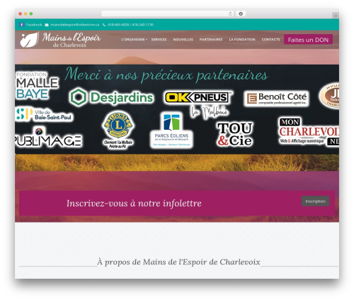 Theme WordPress Savior - mainsdelespoir.org