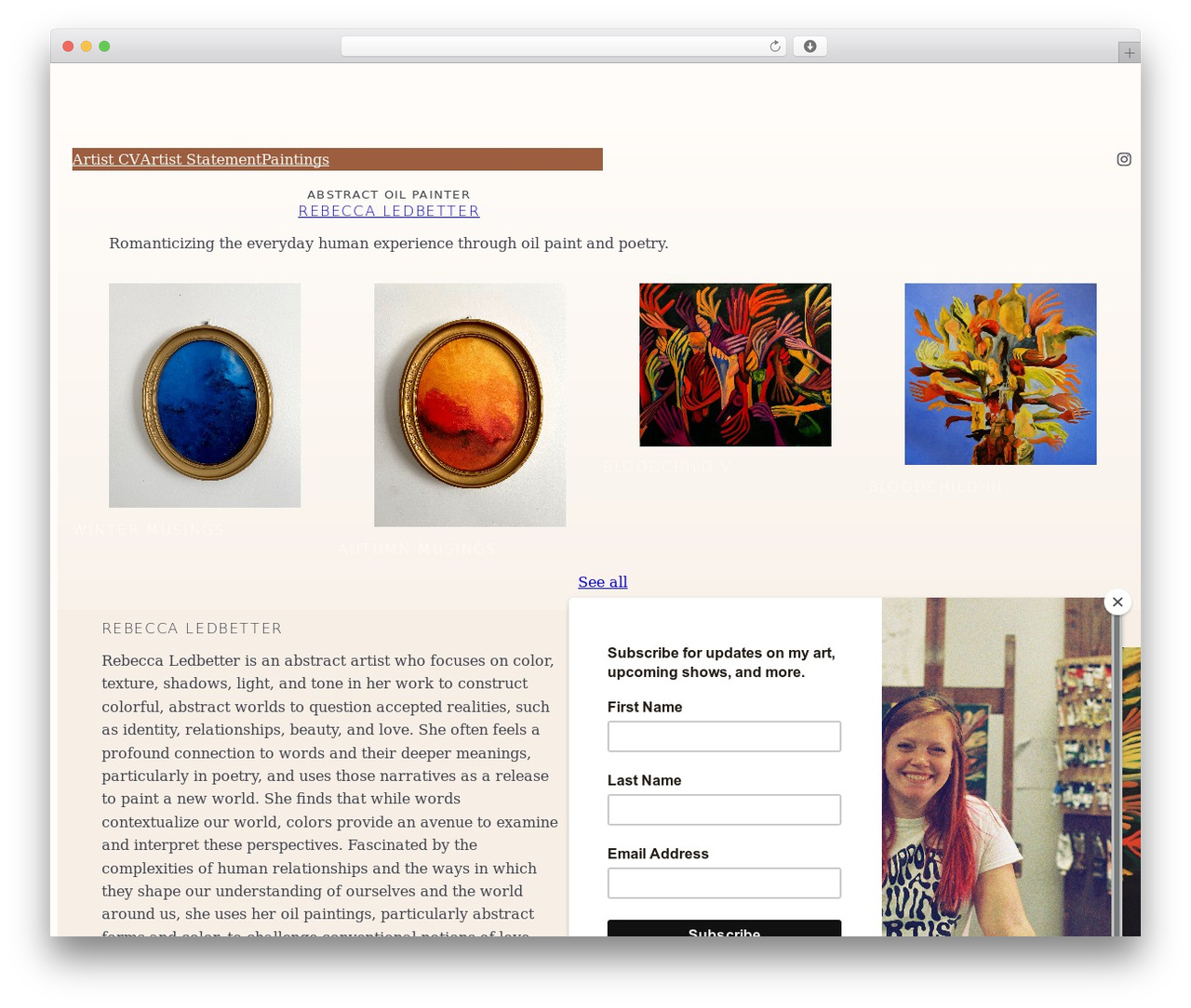 WordPress theme Aether - rebeccaledbetter.com WordPress theme Aether - rebeccaledbetter.com
