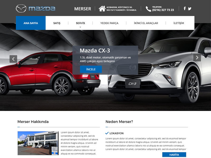 WordPress theme Merser Theme