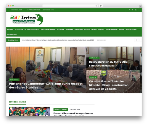 Cairo WordPress theme - 237infos.net