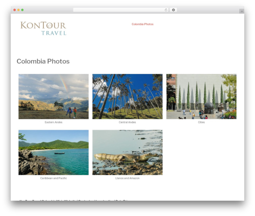 elemento WordPress travel theme - colombia-photos.com