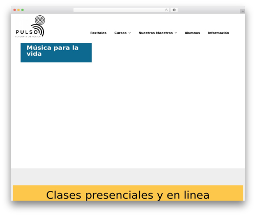 Hello Elementor WordPress theme - academiapulso.com