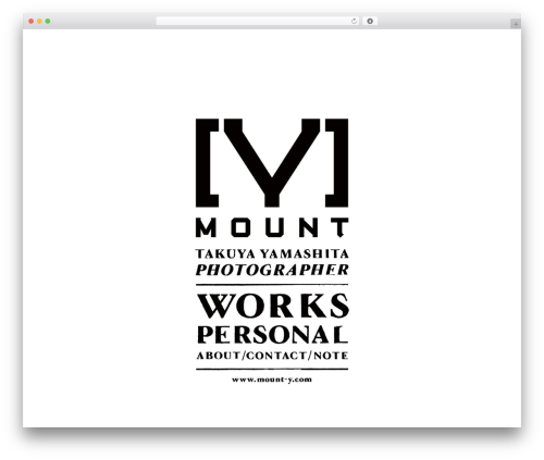 mount WordPress page theme - mount-y.com