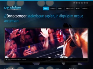 Pendulum theme WordPress Pendulum theme WordPress