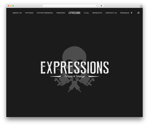 Theme WordPress Hares - expressions-tattoos.com