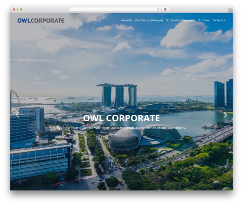 WordPress theme ATIS - owlcorporate.com
